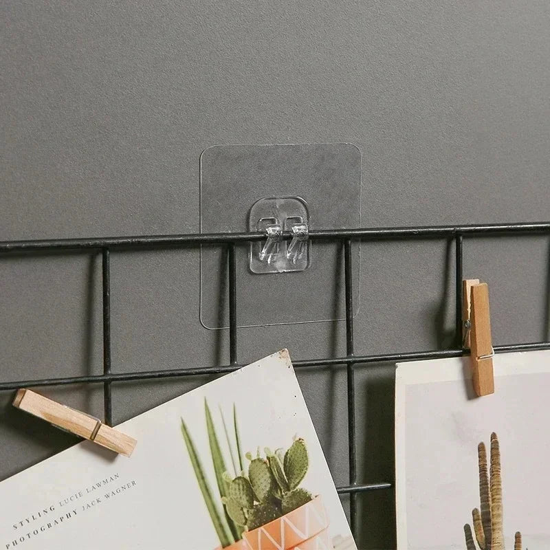 Adhesive Hooks Bathroom/Kitchen Claw Buckle Hanger