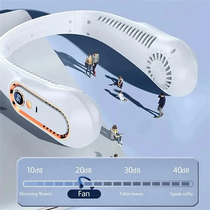 USB Rechargeable Portable Neck Fan