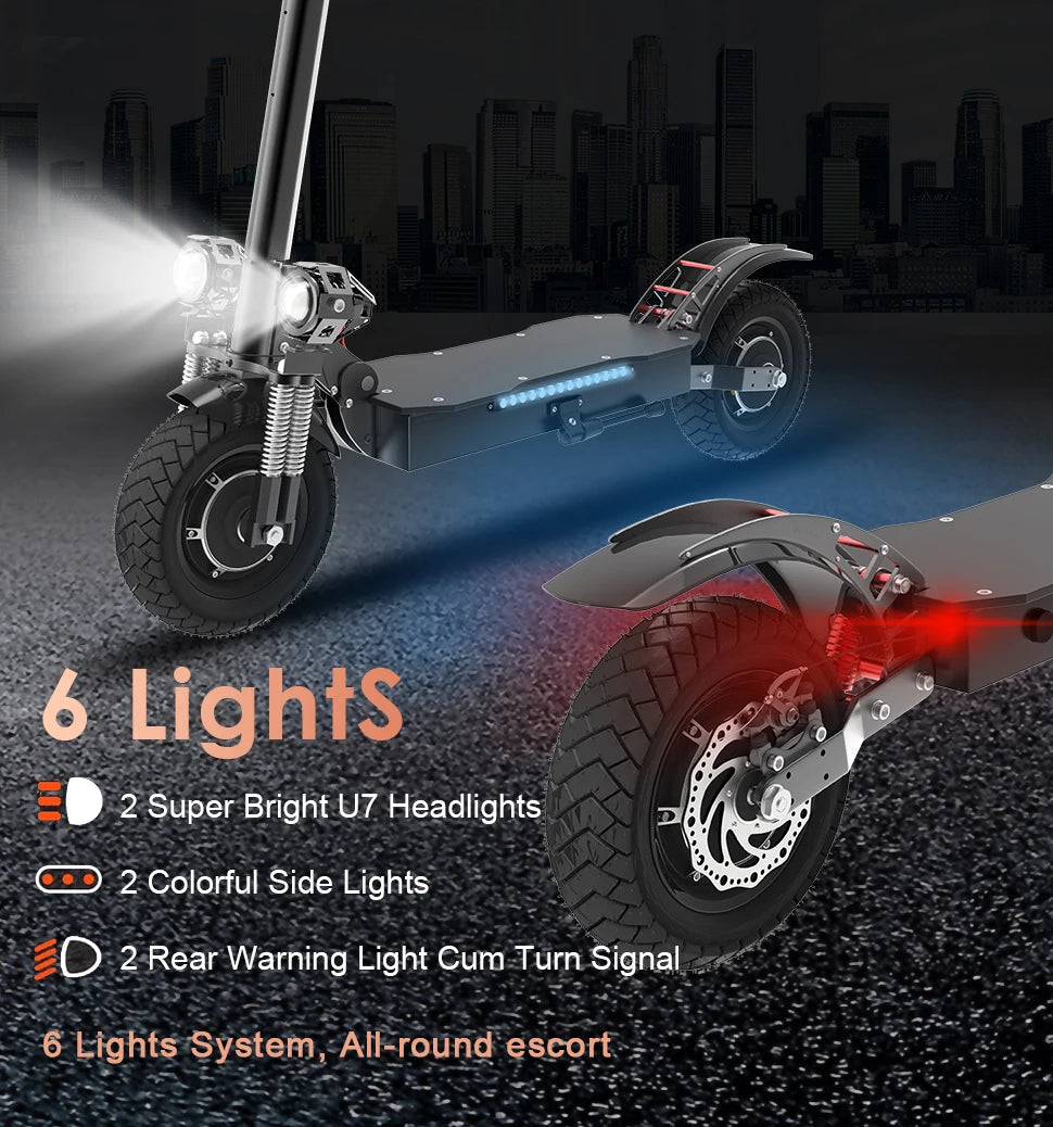 Electric kick scooter, fat tire, Waterproof