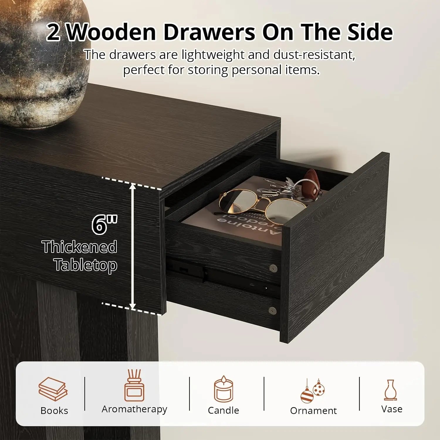 Console Table with Drawers