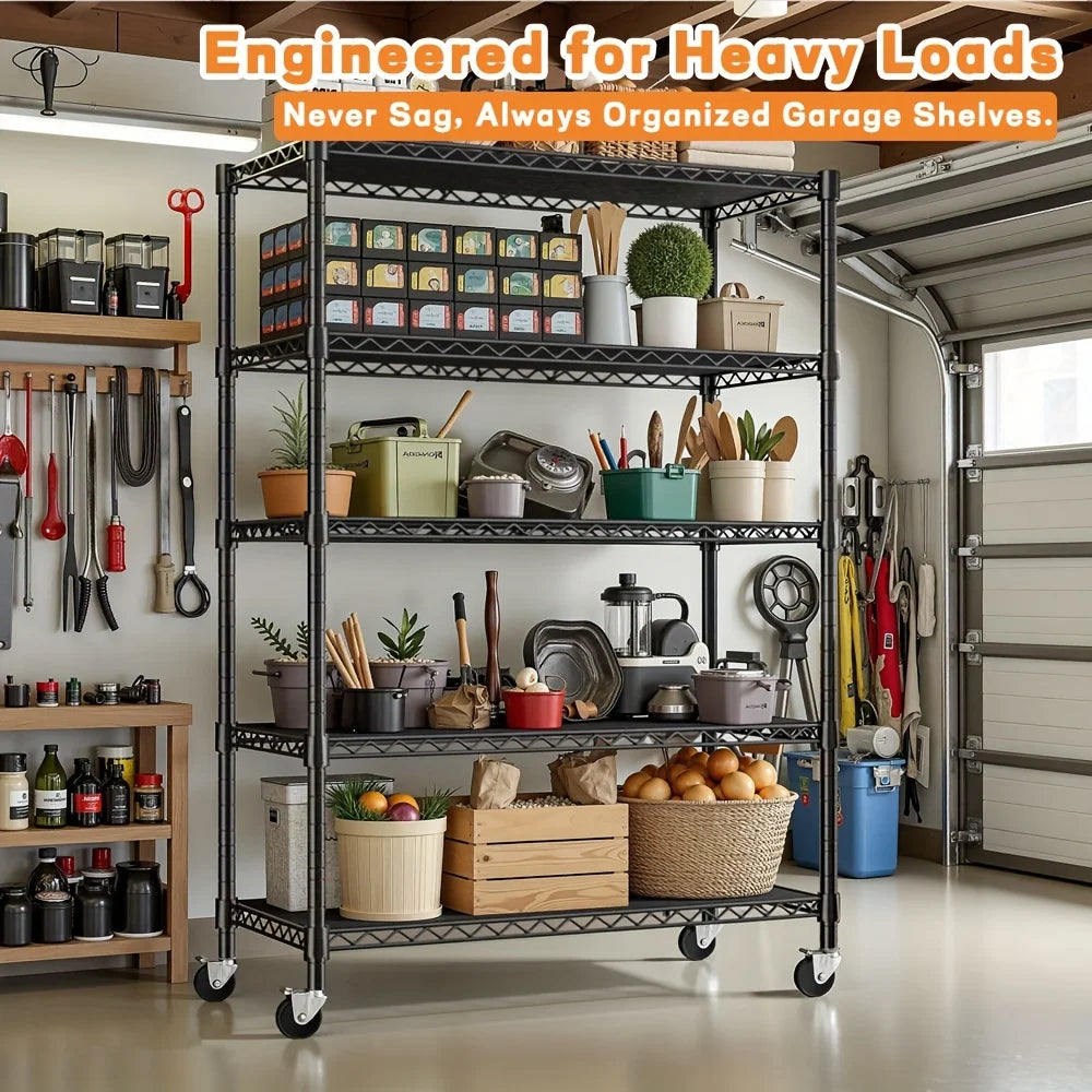5-Shelf Storage Shelves
