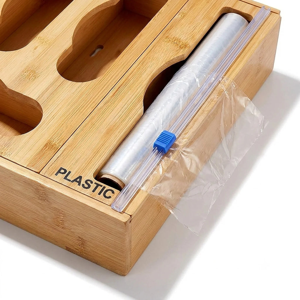 Bamboo Zip Bag Organizer