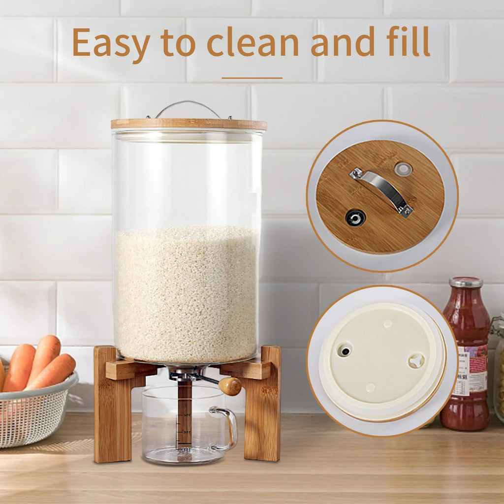 5L/7.5L Glass Food Storage dispenser