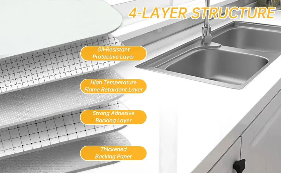 PVC Self-Adhesive Waterproof/Oil-Proof Liner