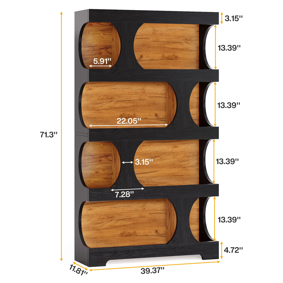 71" Tall Bookcase