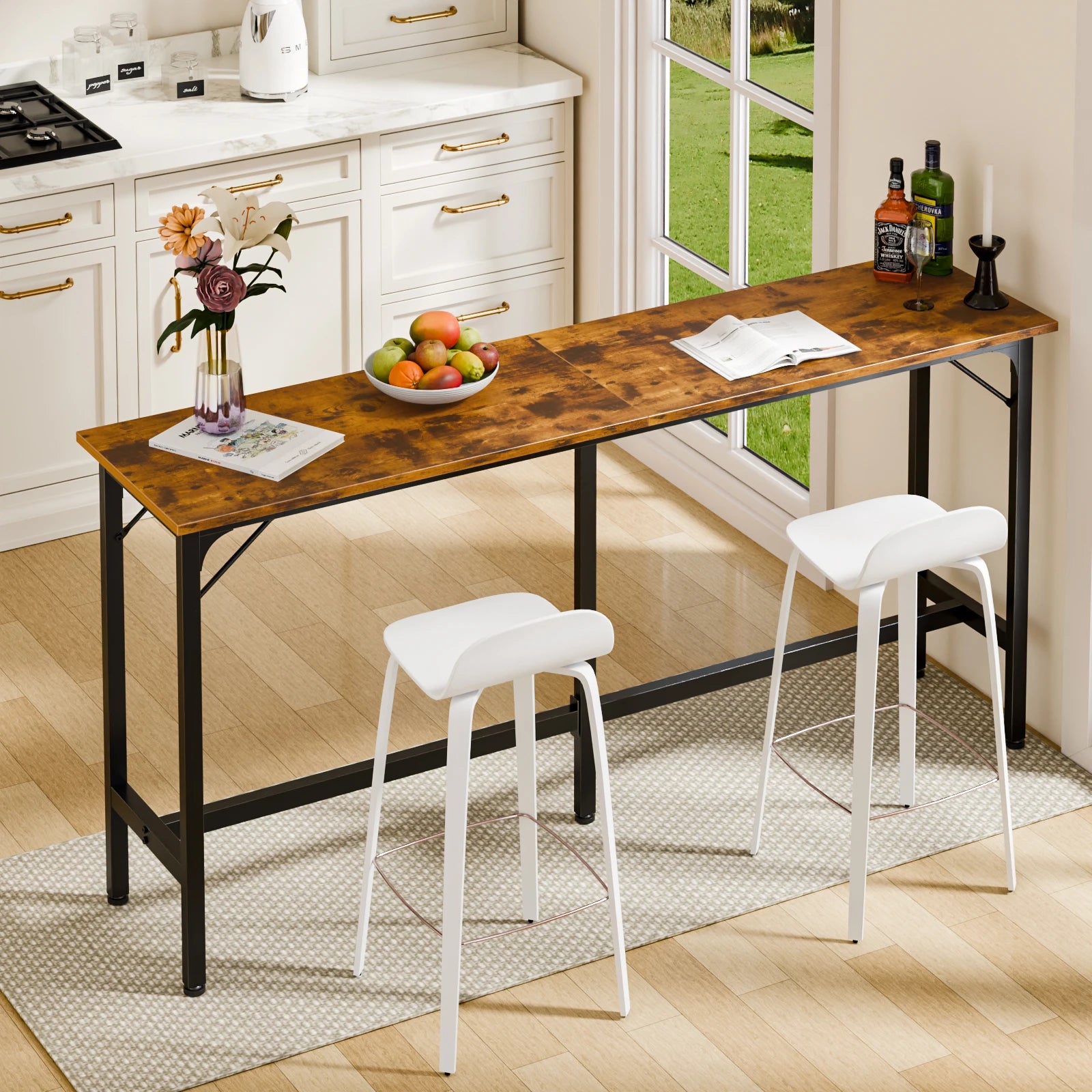 71" Counter Height Bar Table