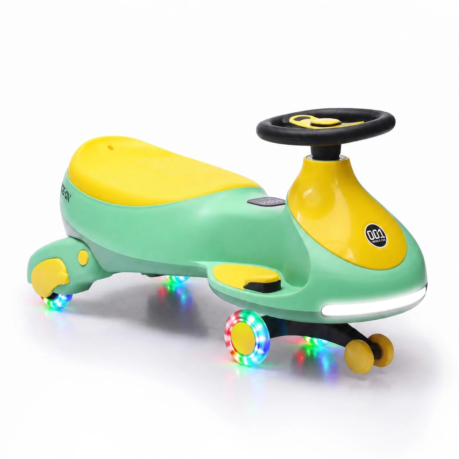 12V 2-in-1 Ride On Electric Wiggle Car