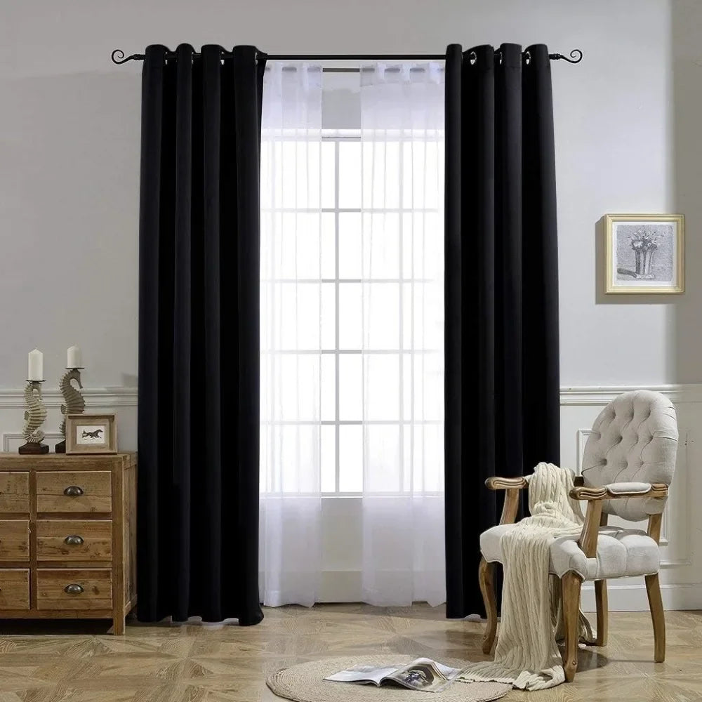 1PC 90% Blackout Curtain