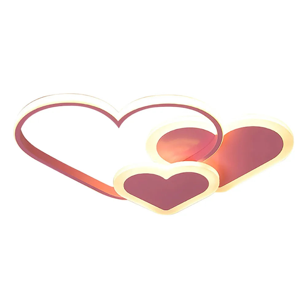 Heart-Shaped LED Ceiling Lamp