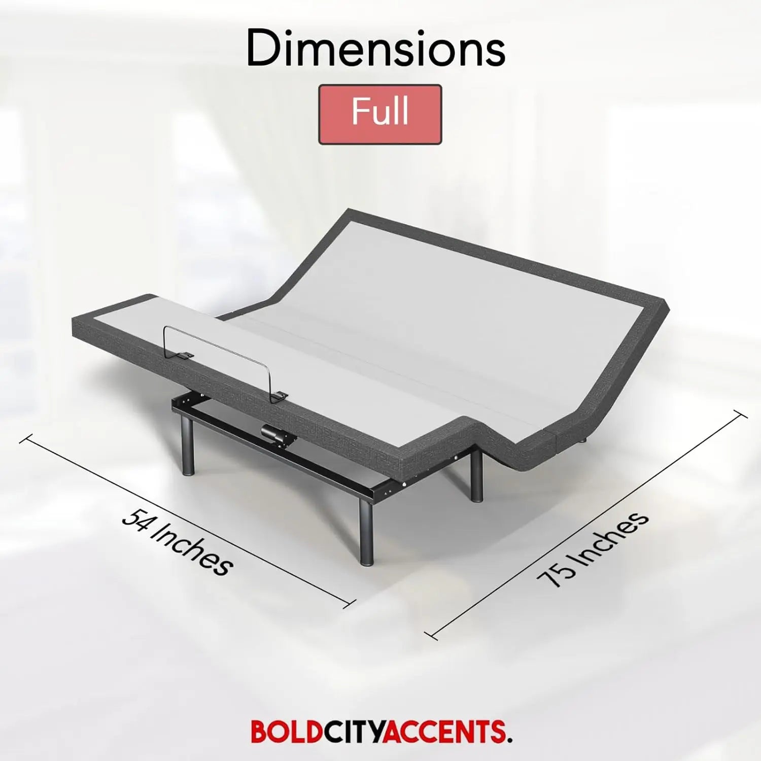 Adjustable Full Bed Frame w/Wireless Remote