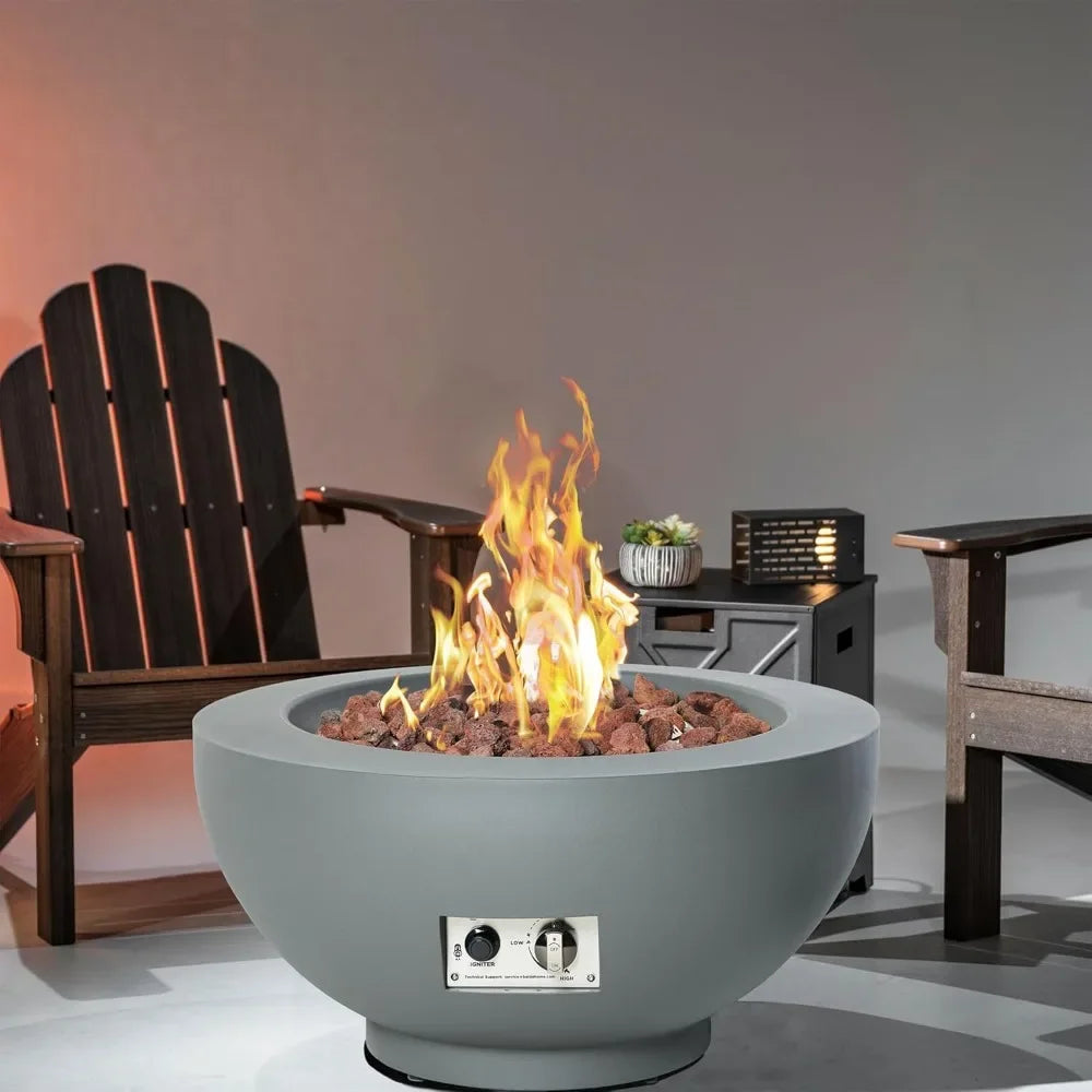 Propane Fire Pit with Natural Gas Conversion Kit