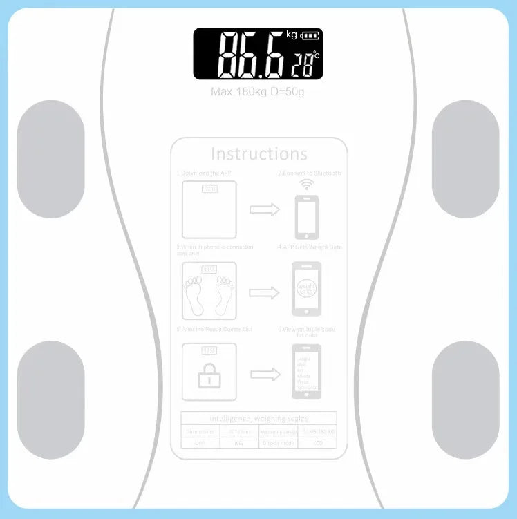 Wireless Digital Scale Body Composition Analyzer Bluetooth-compatible