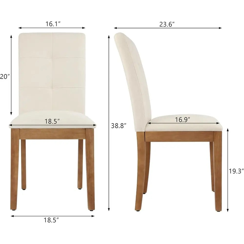 Upholstered Dining Chairs Set of 4