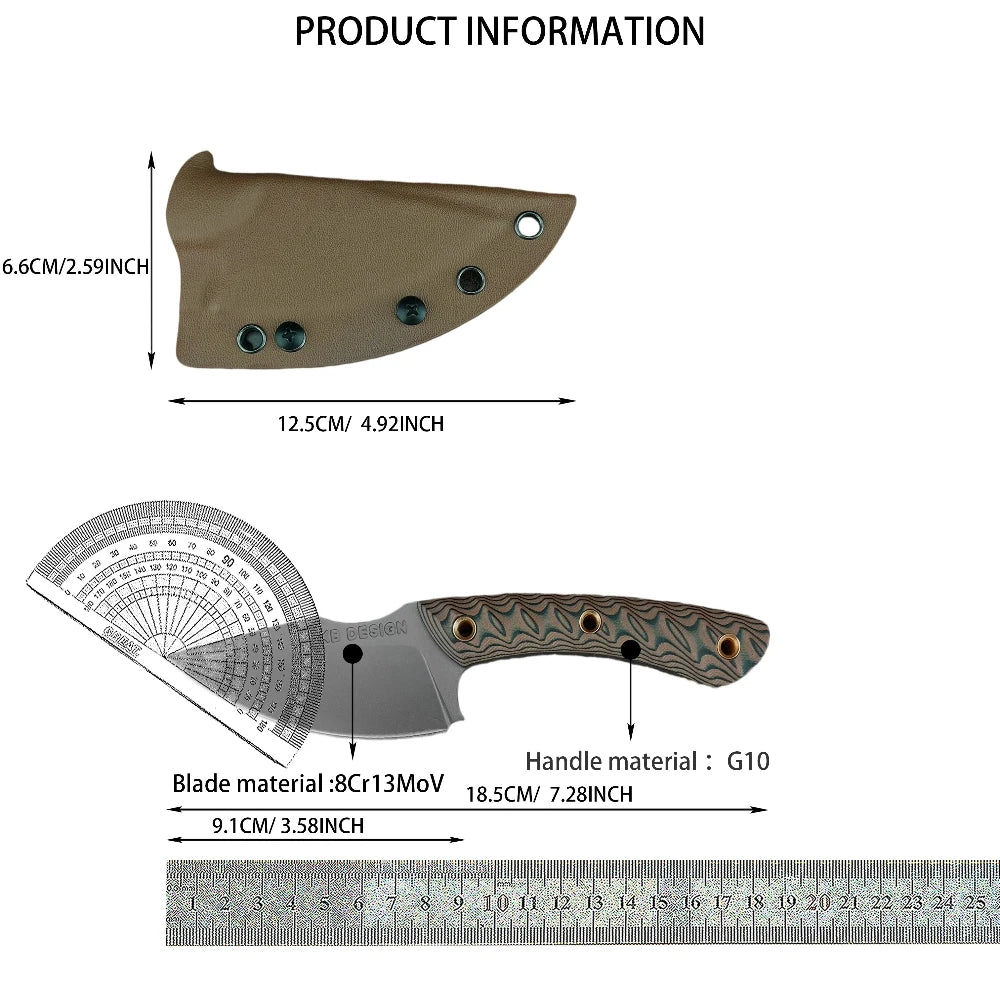 Outdoor Small Straight Knife