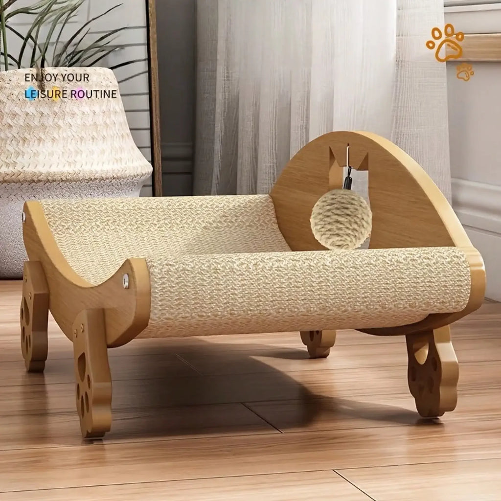 Scratching Board Sofa With  Ball Toy