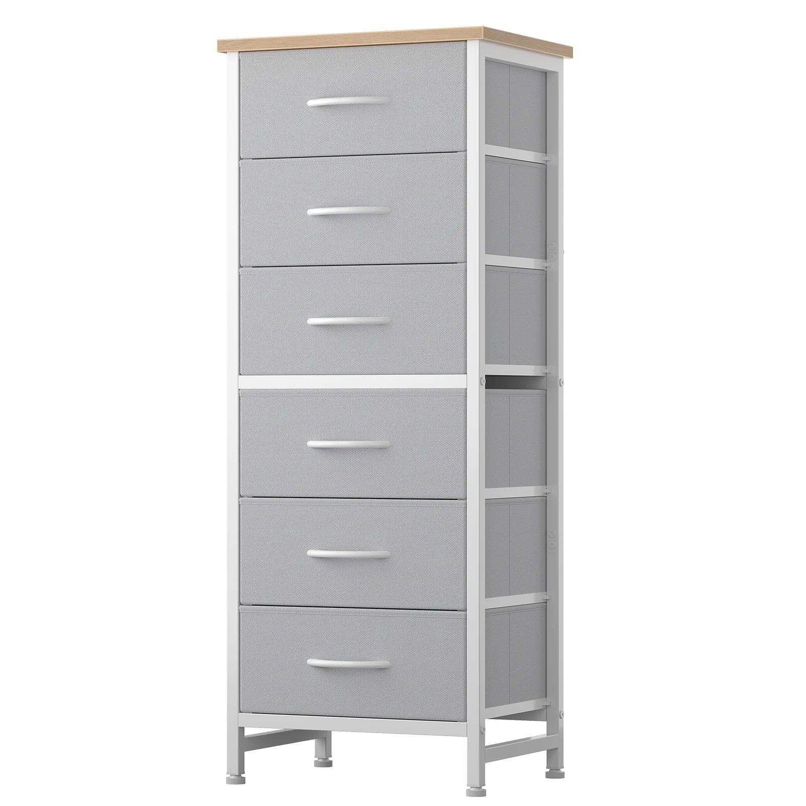 Tall 6 Fabric Drawer Dresser