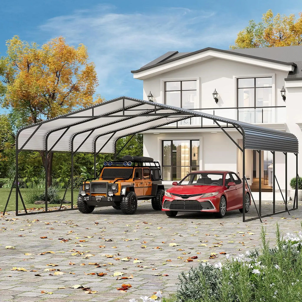 20x20 FT Heavy Duty Car Shelter SUV Truck Boat,