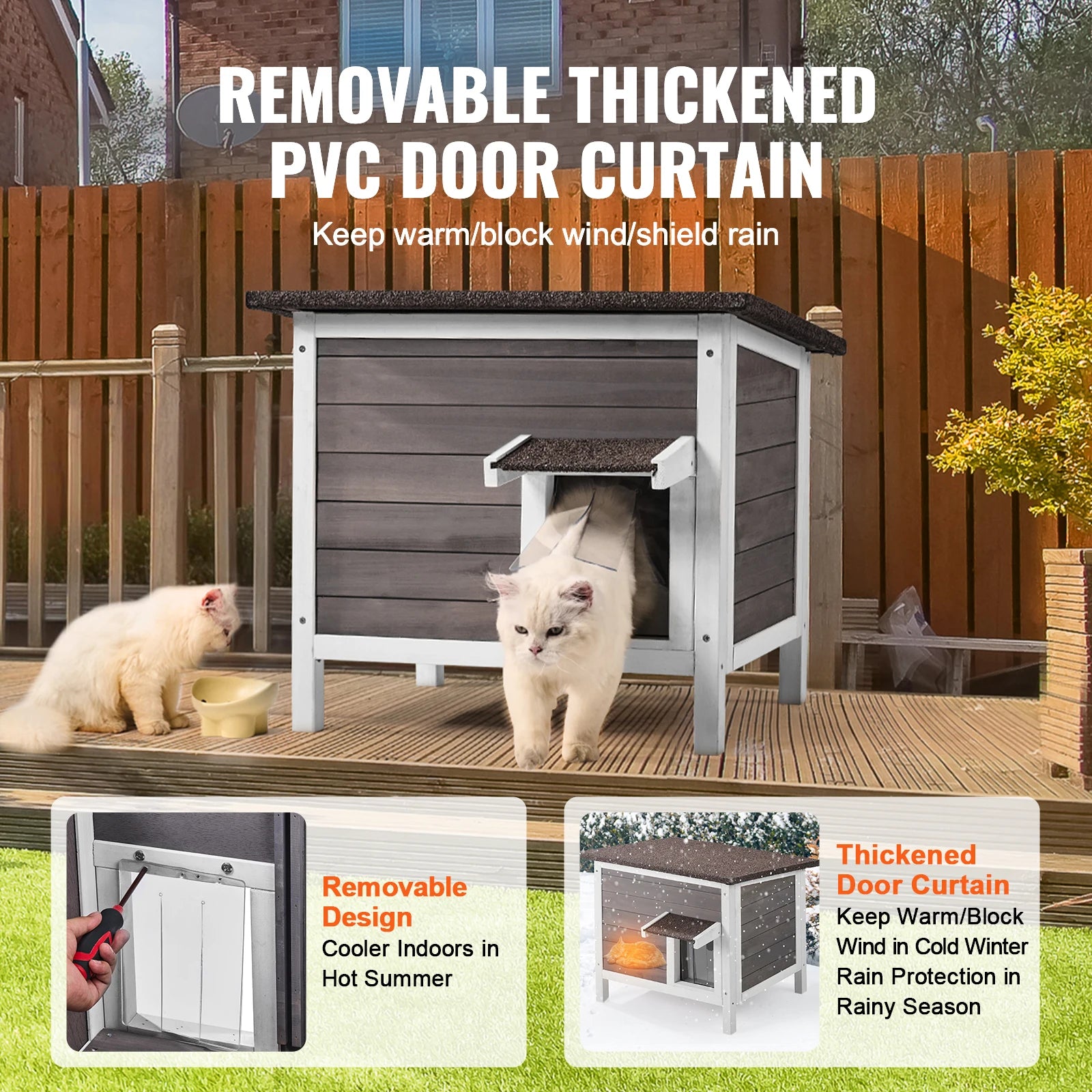 Outdoor Weatherproof Pet Shelter, Foam Insulated