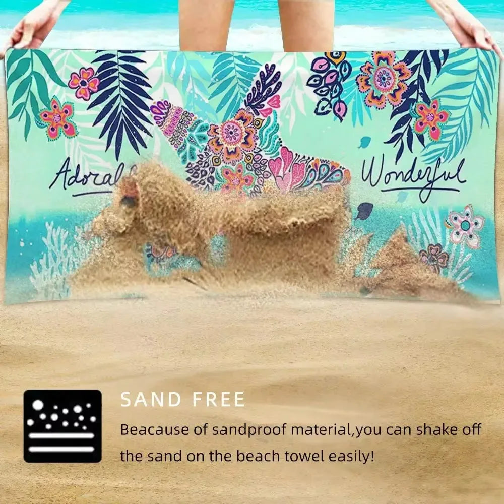 Large Microfiber Beach Towel
