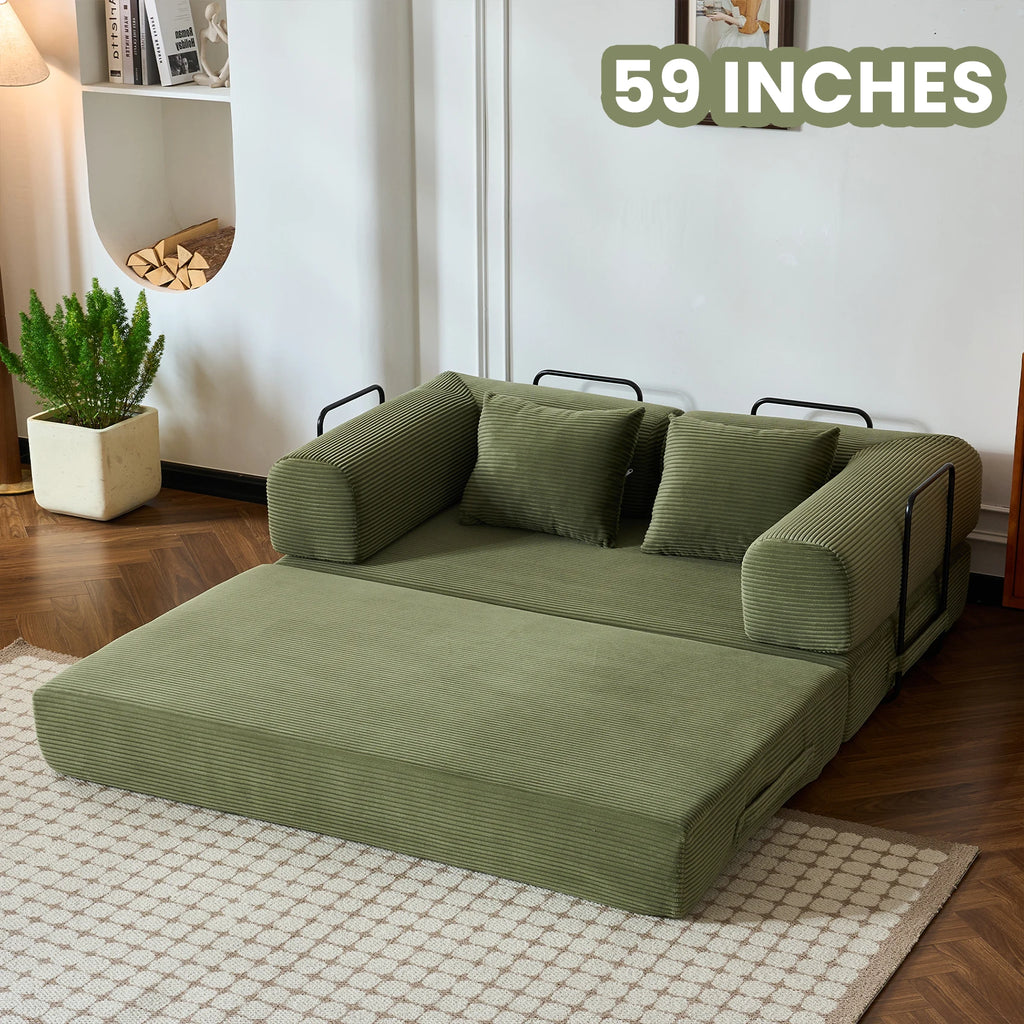 Boneless Foldable Convertible Futon Sleeper