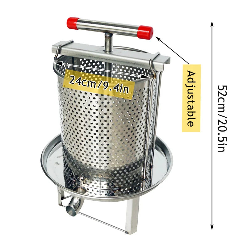 Premium Stainless Steel Honey Press