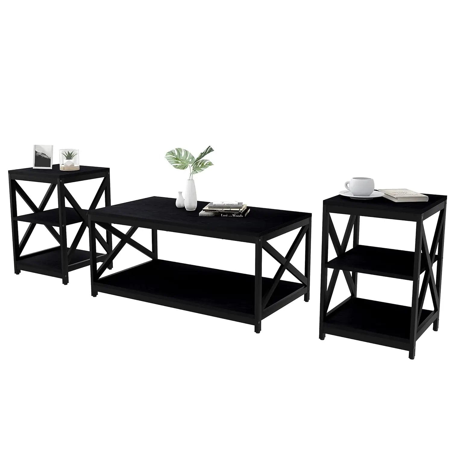 Living Room Coffee Table Set of 3