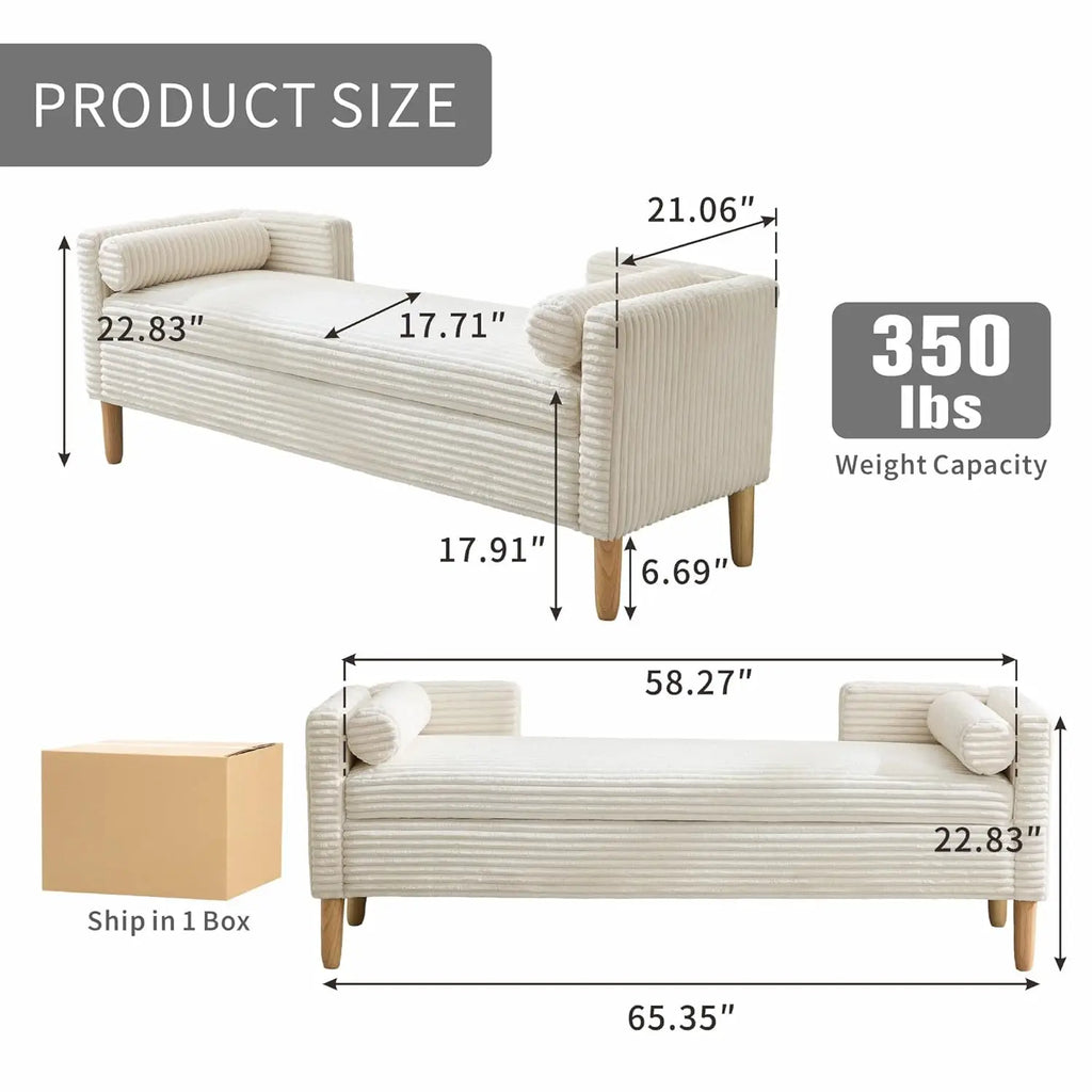 Ottoman with Storage Bench