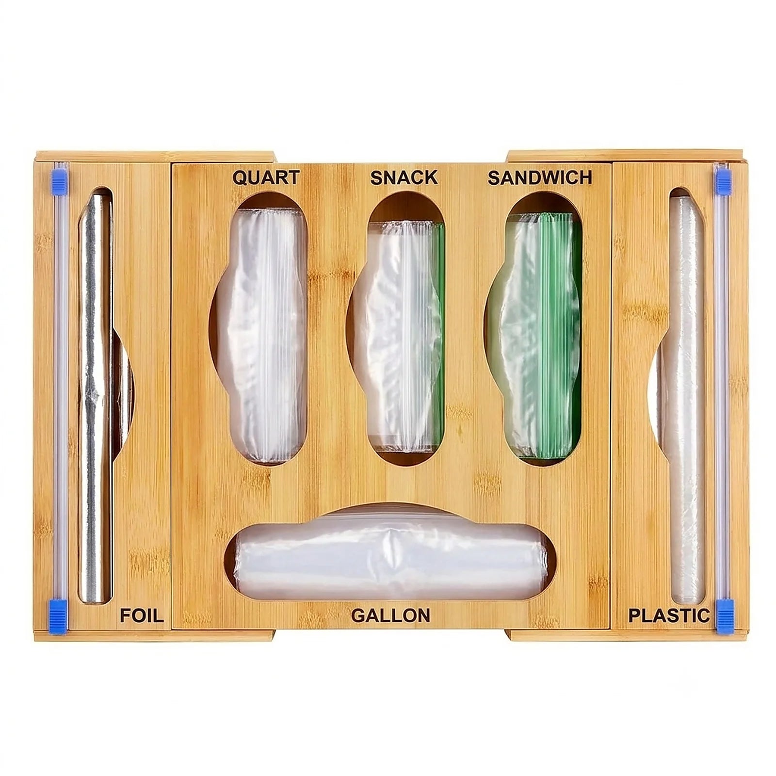 Bamboo Zip Bag Organizer