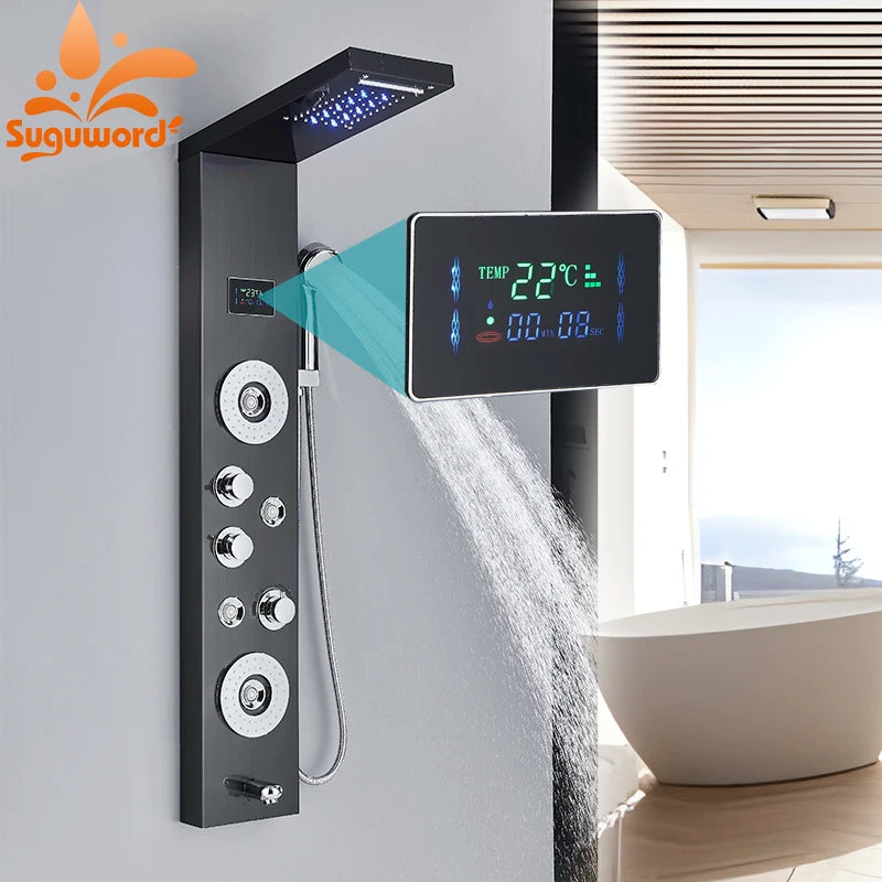LED Shower Panel Faucet