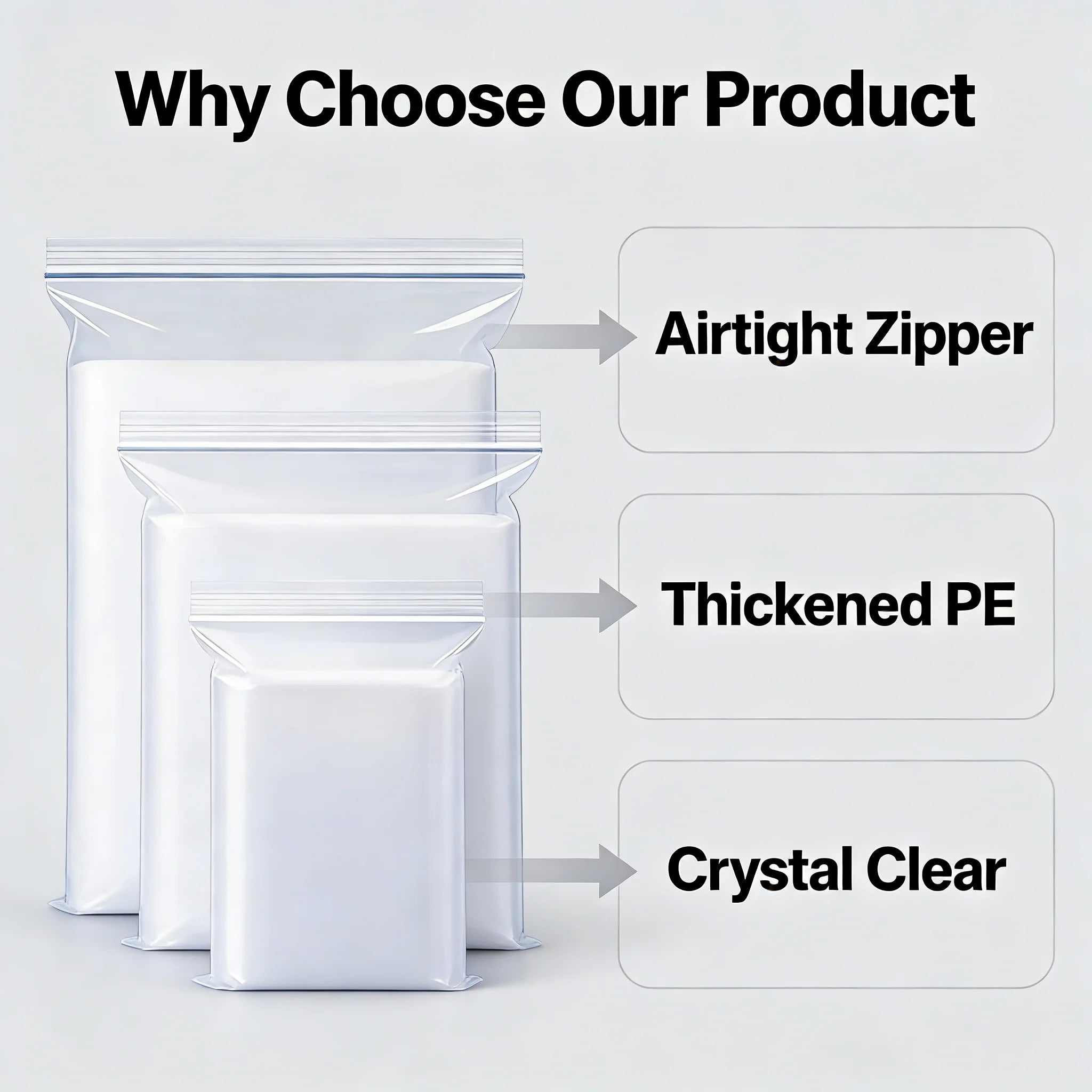 Leak Proof/Airtight Reusable Storage Bags