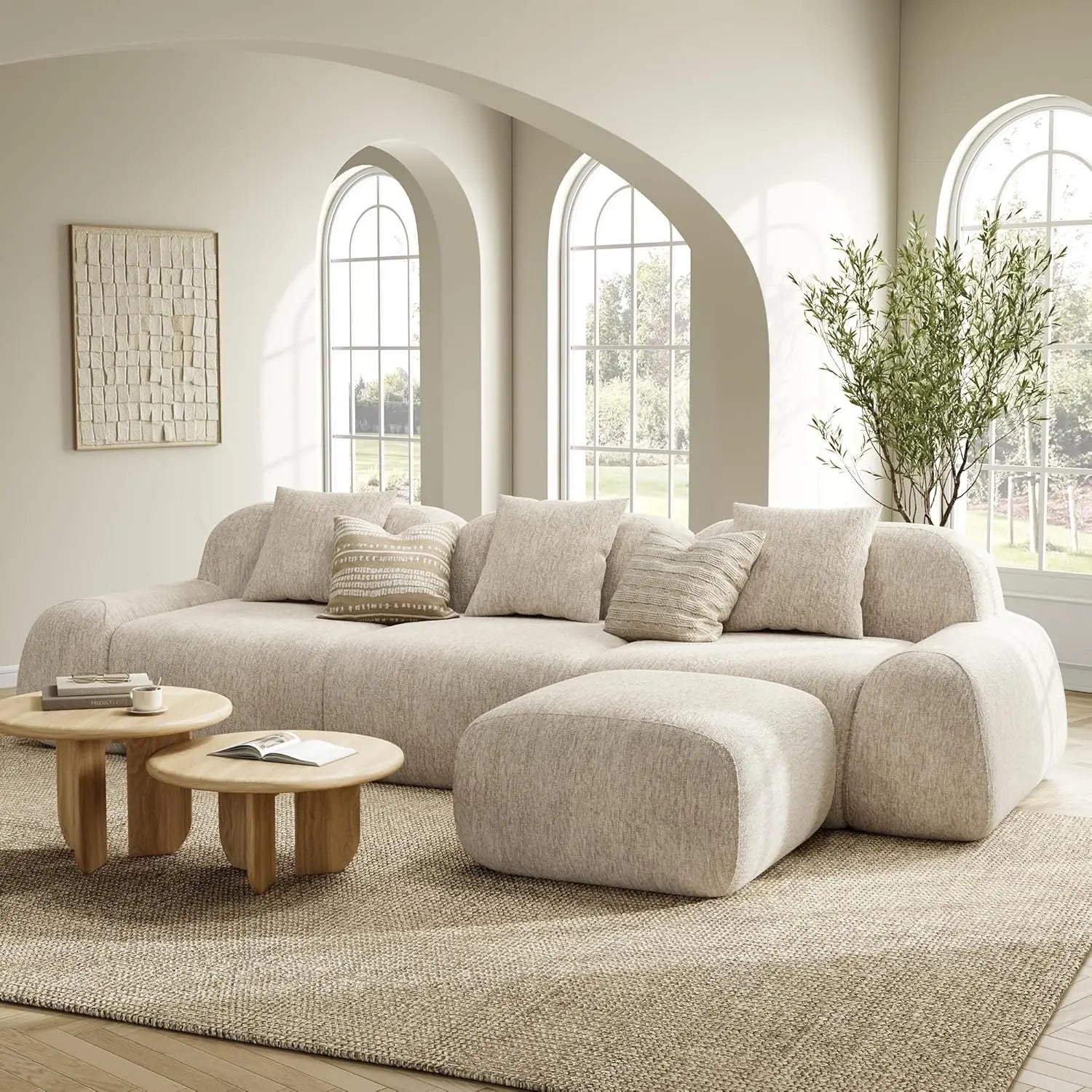 Modular Sectional Sofa Ottoman