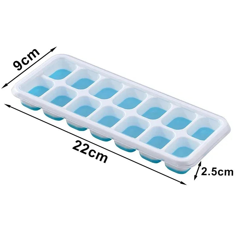14 cube Ice Cube Tray w/Easy Release Lid
