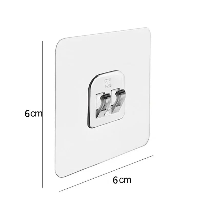 Adhesive Hooks Bathroom/Kitchen Claw Buckle Hanger