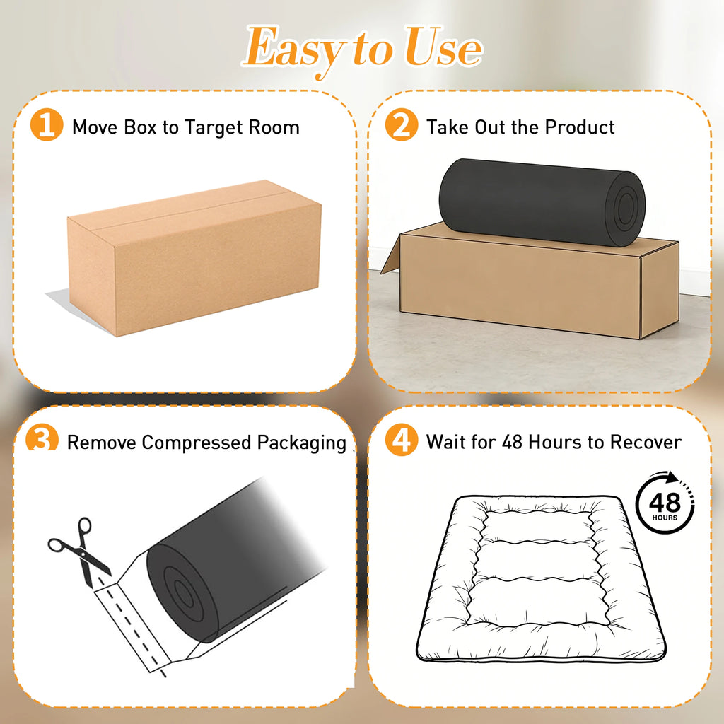 4 Inch Soft Floor Mattress