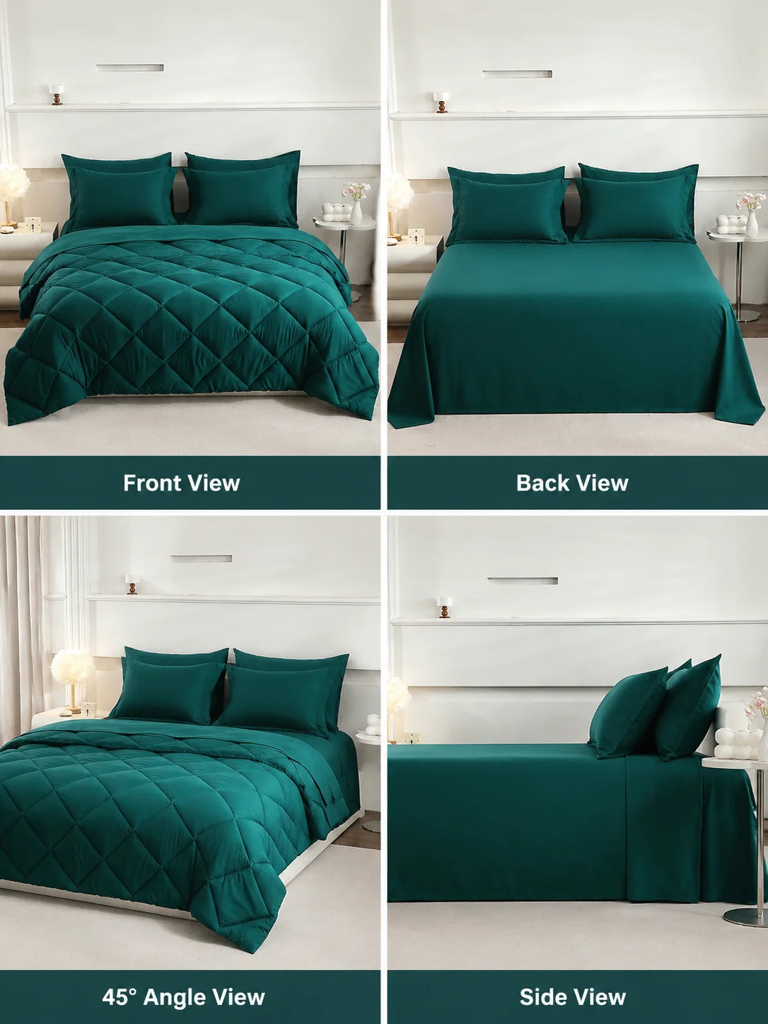 5pcs/7pcs Twin Full Queen King Bedding Sets