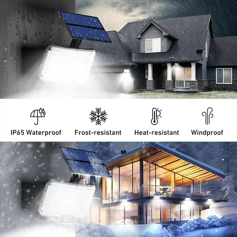 Outdoor Super Bright solar/Motion Sensor light, Waterproof