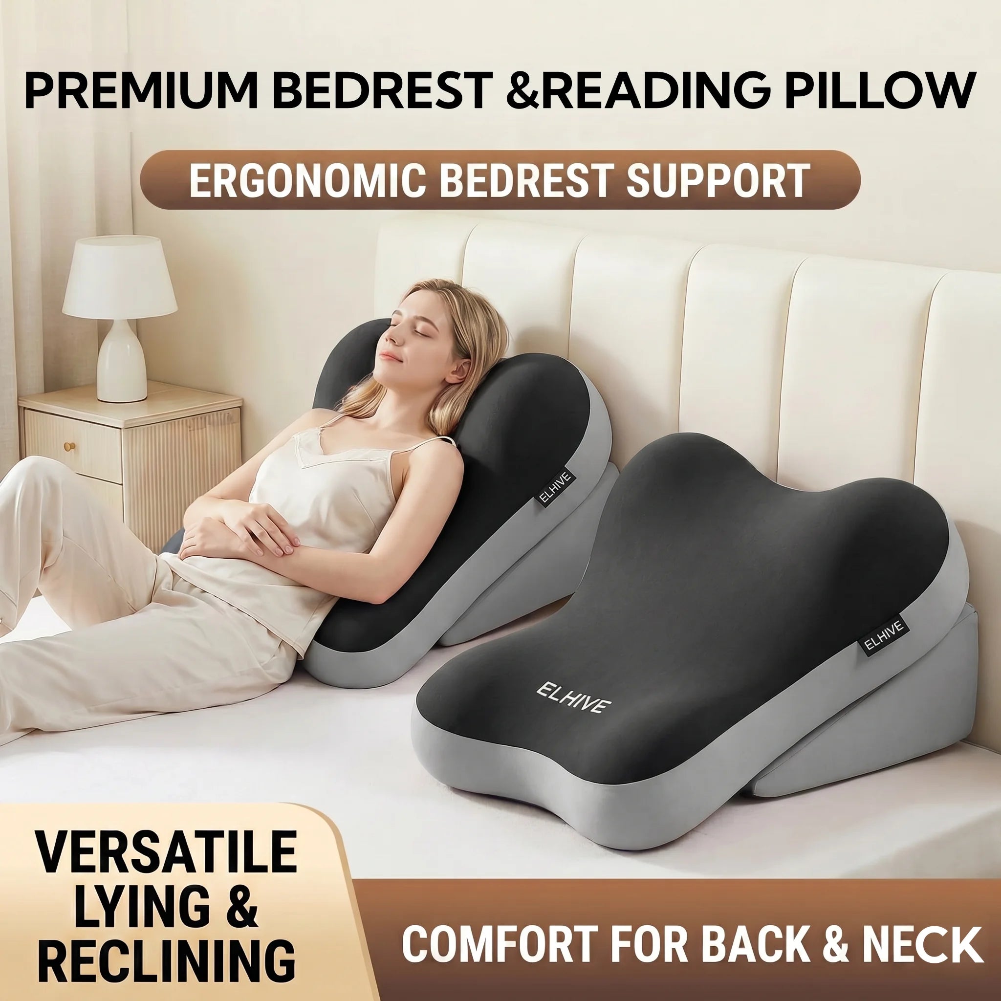 Adjustable Bed Wedge Pillow