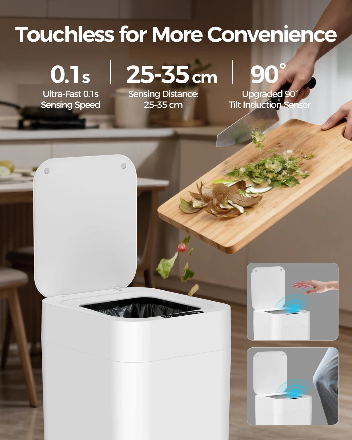 Automatic Self Changing Trash Can