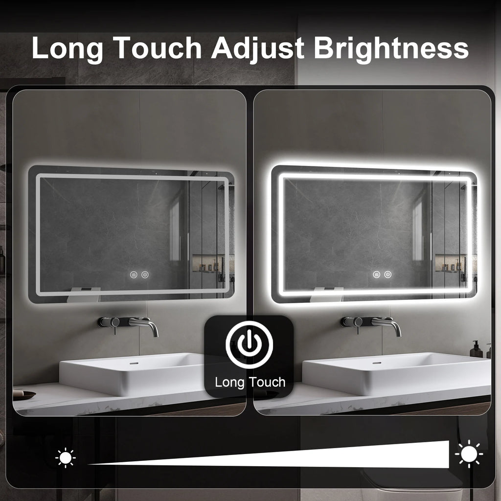 LED Lighted Wall Mount Mirror