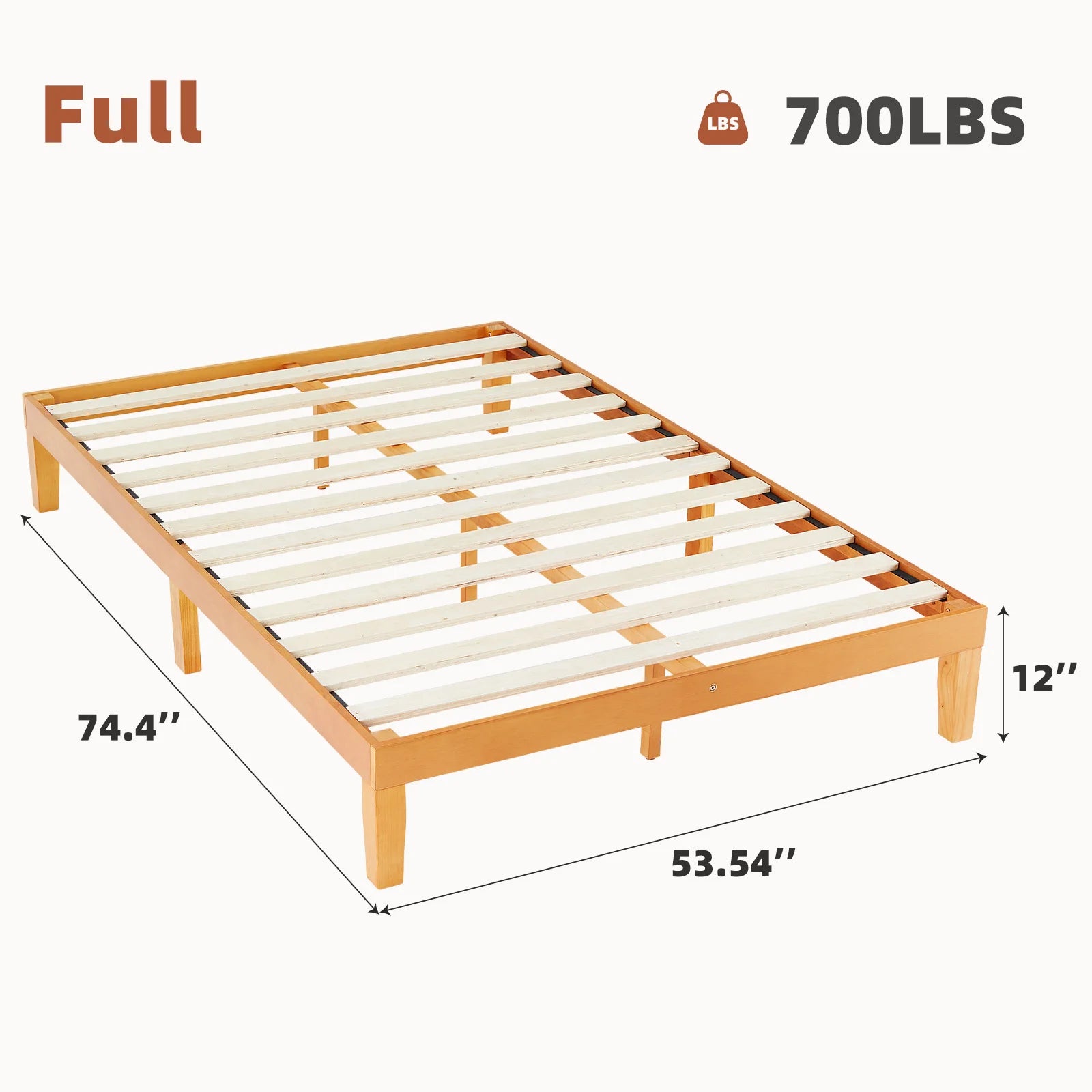 Solid Wood Bed Frame