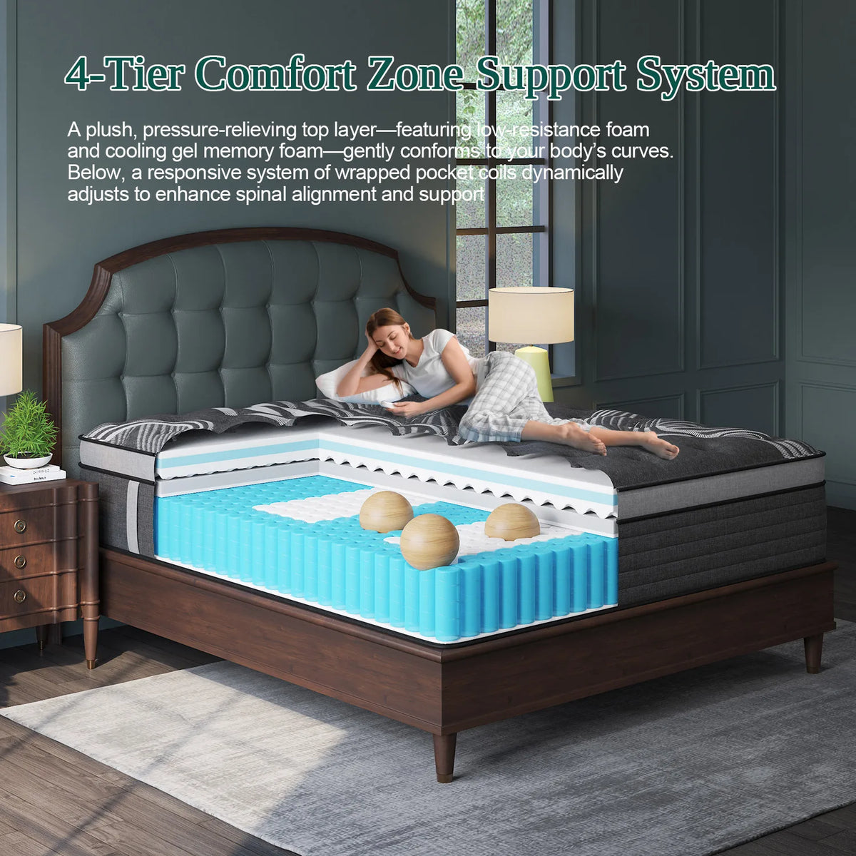 Gel Memory Foam Hybrid Mattress