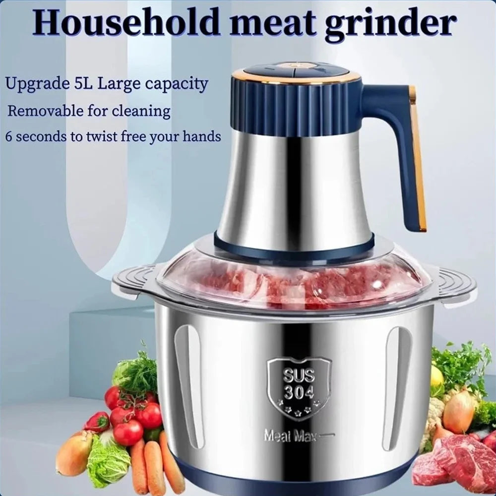 Stainless Steel Food Processor Mixer