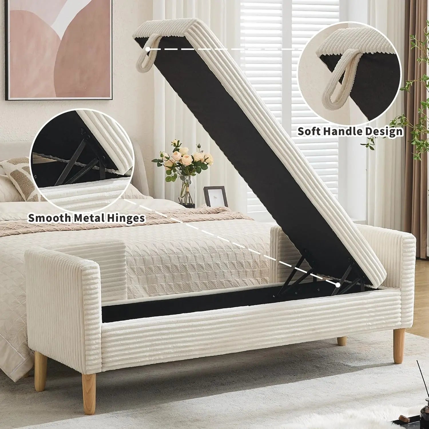 Ottoman with Storage Bench