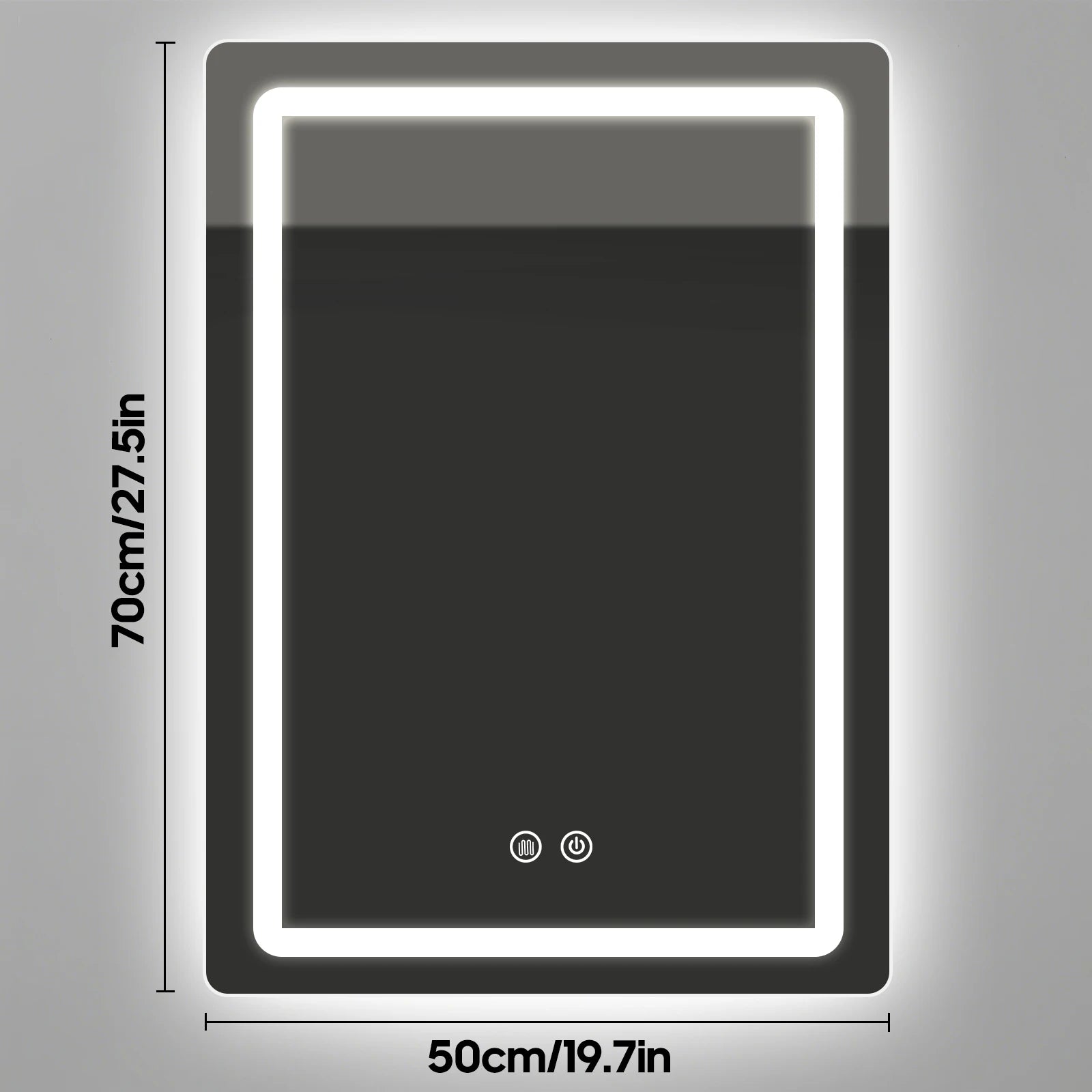 LED Lighted Wall Mount Mirror