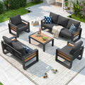Aluminum 5 Piece Luxury Outdoor Sectional
