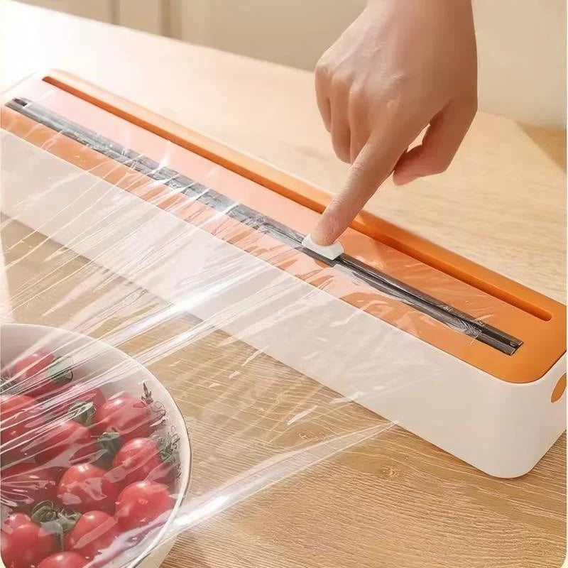 Plastic Wrap Dispenser with Cutter