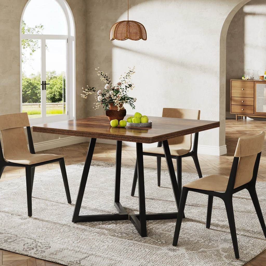 31.5" Table with Metal Base