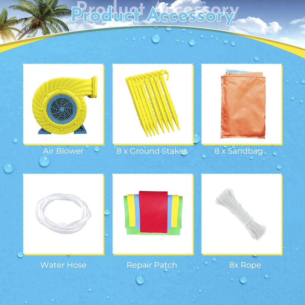 21ft Giant  Inflatable Water Slide