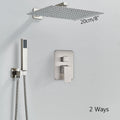 Brushed Nickel Shower Faucet 2/3 Way Shower