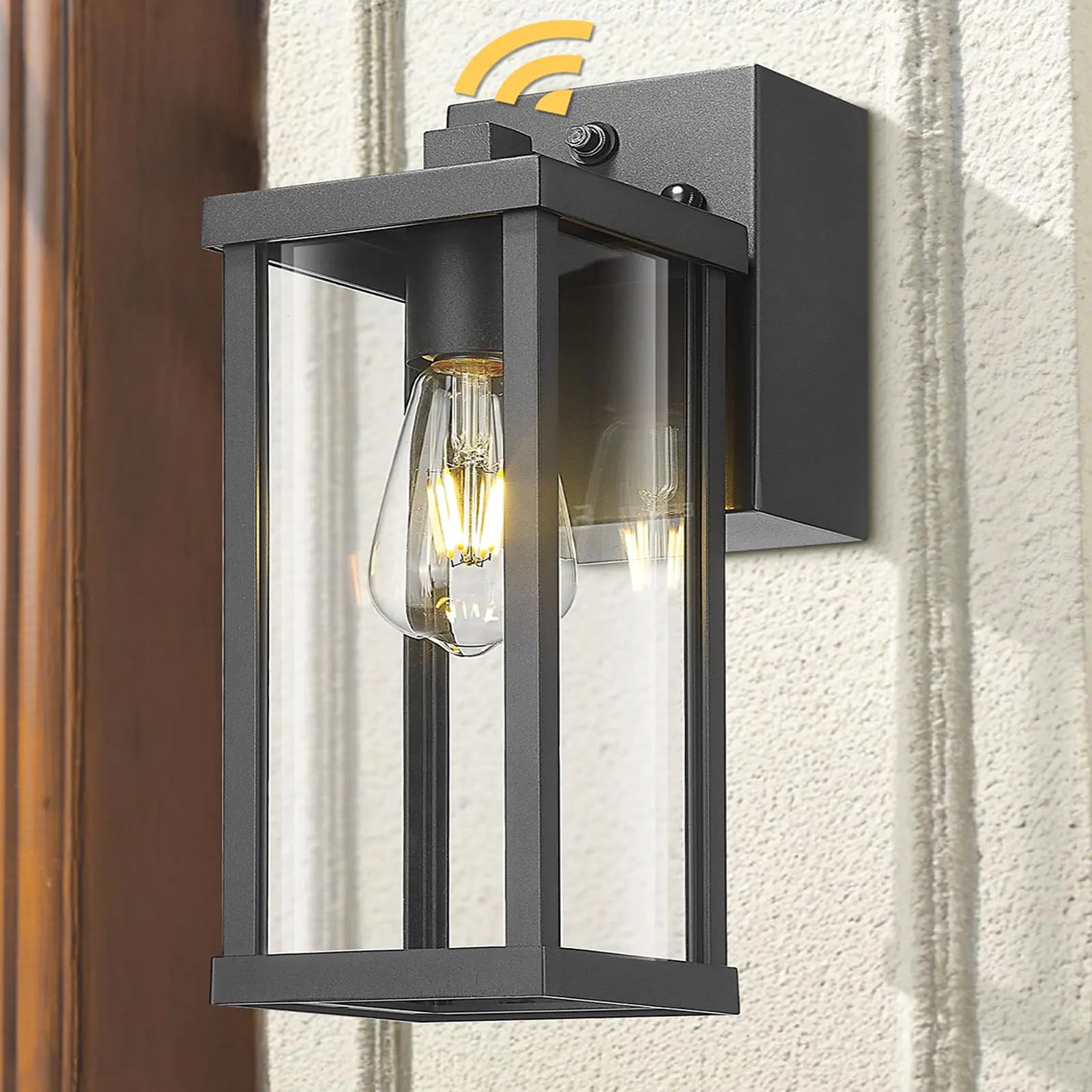 Porch Light With GFCI Outlet Dusk To Dawn